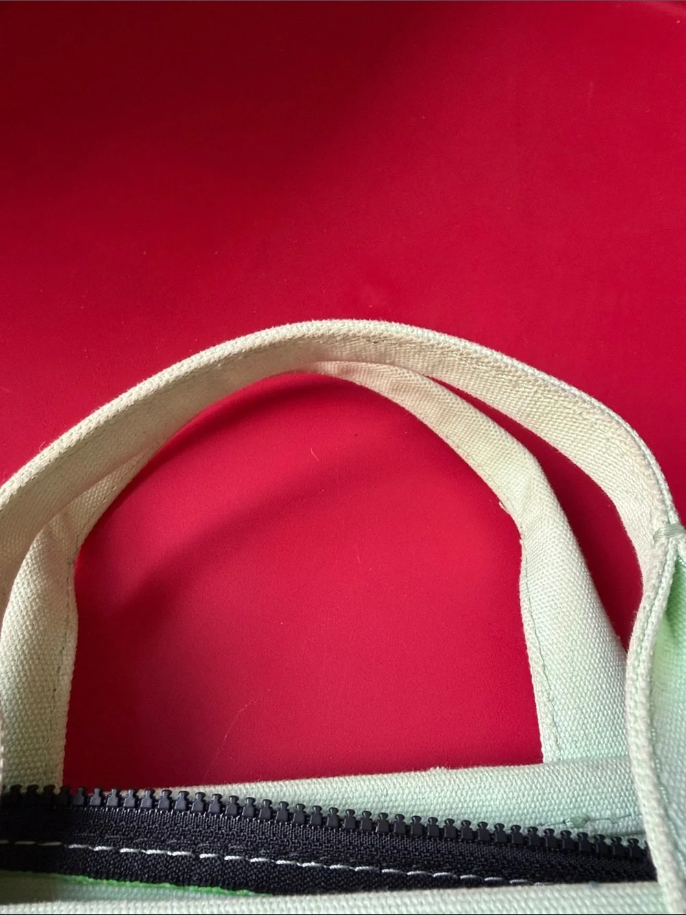 Marc Jacobs Mint Green Canvas Tote used